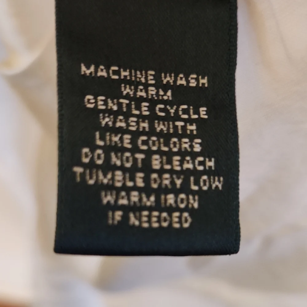 Ralph Lauren Classic White Cotton Dress - Picture 4 of 6